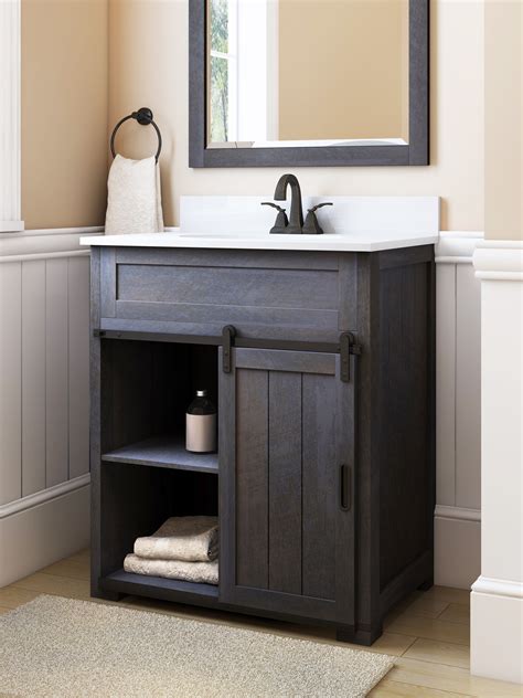 lowe's bathroom vanities with tops